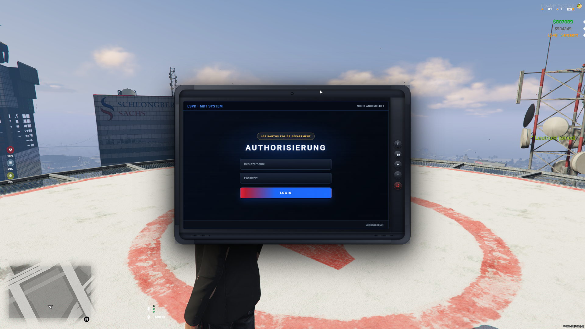 Darkbyte Police MDT — Vorschau